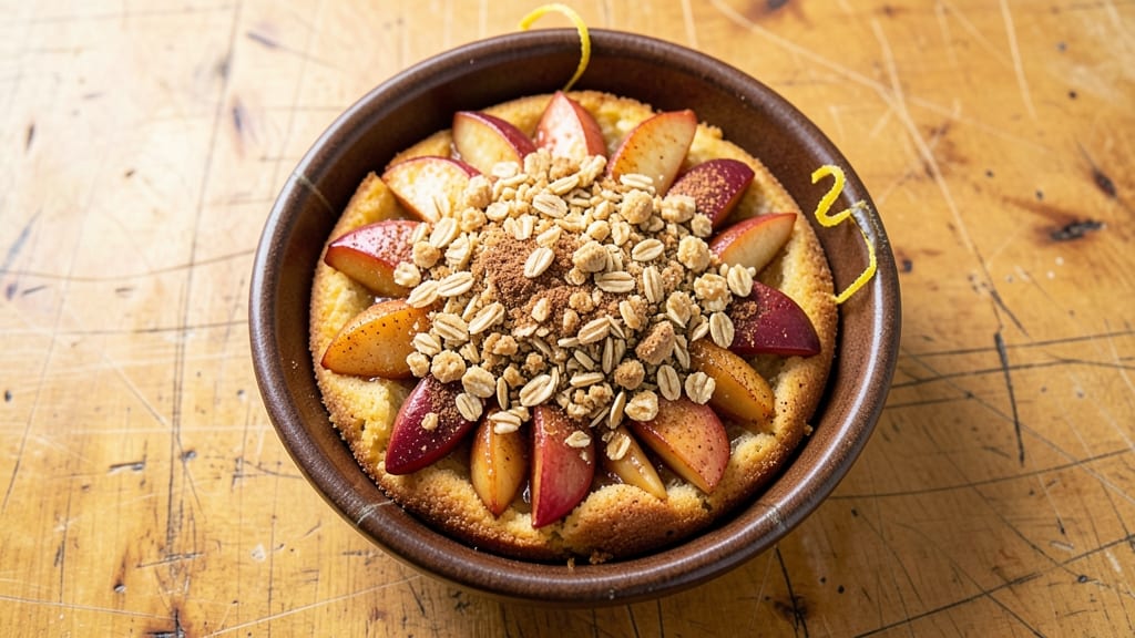 Apple Crunch Recipe With Yellow Cake Mix: Golden Streusel Crown Over Warm Apple Filling