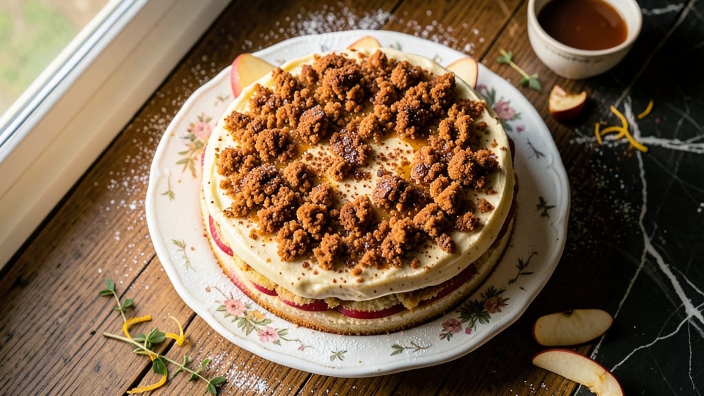 Apple Cinnamon Streusel Cake Recipe: Warm Spiced Layers With Buttery Frosting Harmony