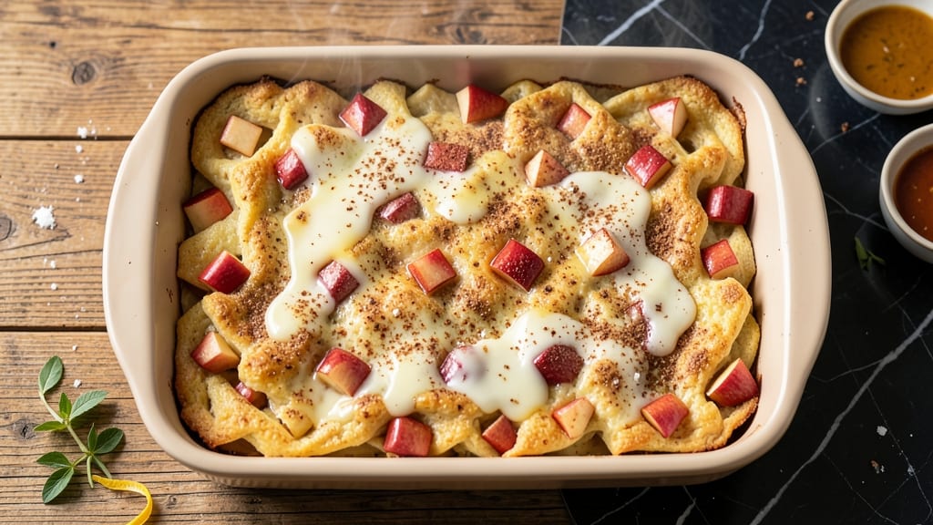 Apple Pancake Casserole Recipe: Warm Spiced Layers With Buttery Streusel Crown