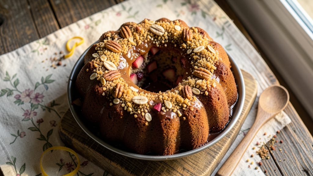 Apple Coffee Cake Recipe in Bundt Pan: Warm Spiced Swirls and Buttery Streusel Crown